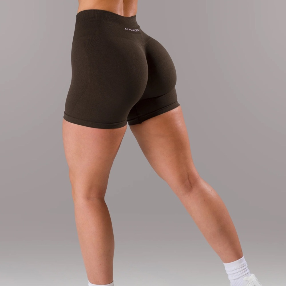 Alphalete  brown Athletic Bike Shorts